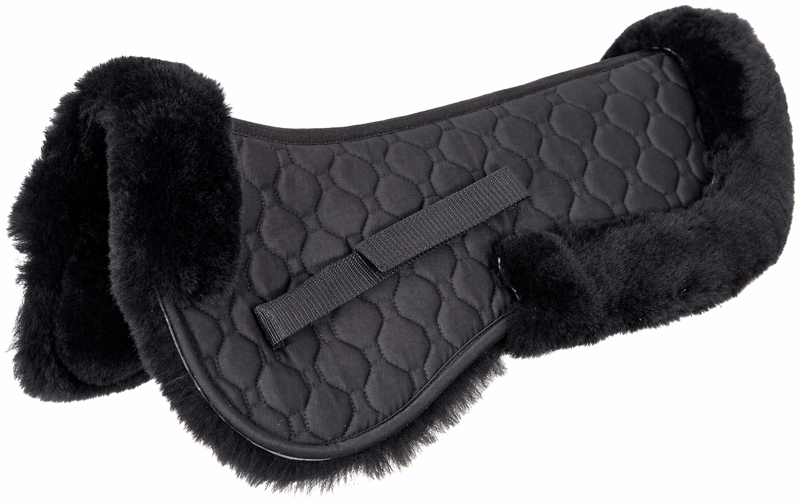 Tapis de selle intégral en peau de mouton australienne — Amortisseur