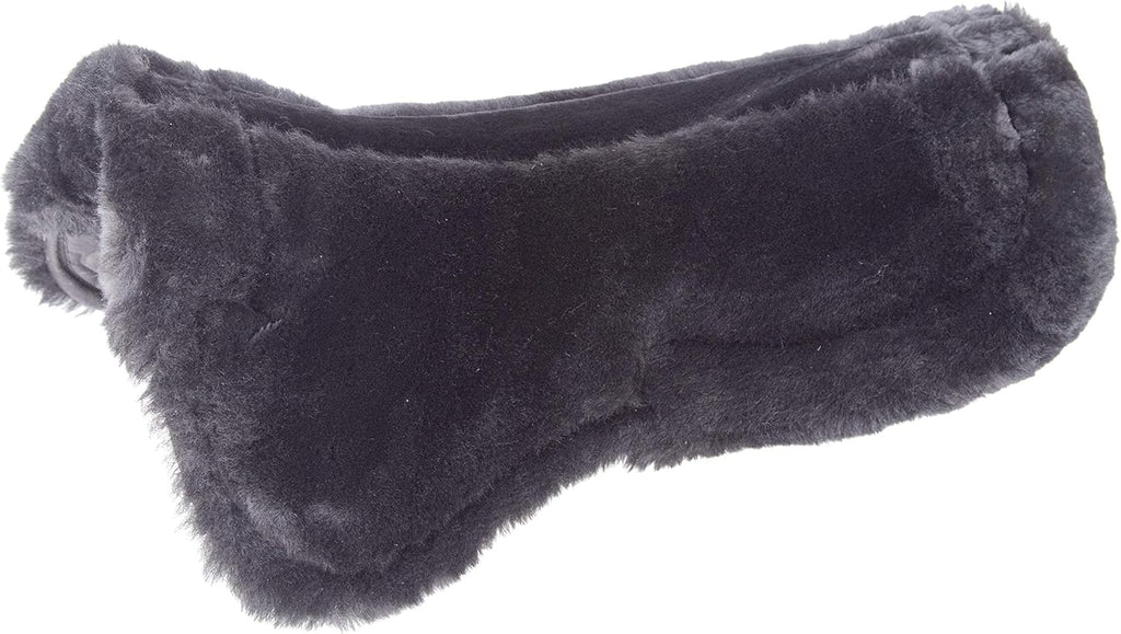 Tapis de selle intégral en peau de mouton australienne — Amortisseur