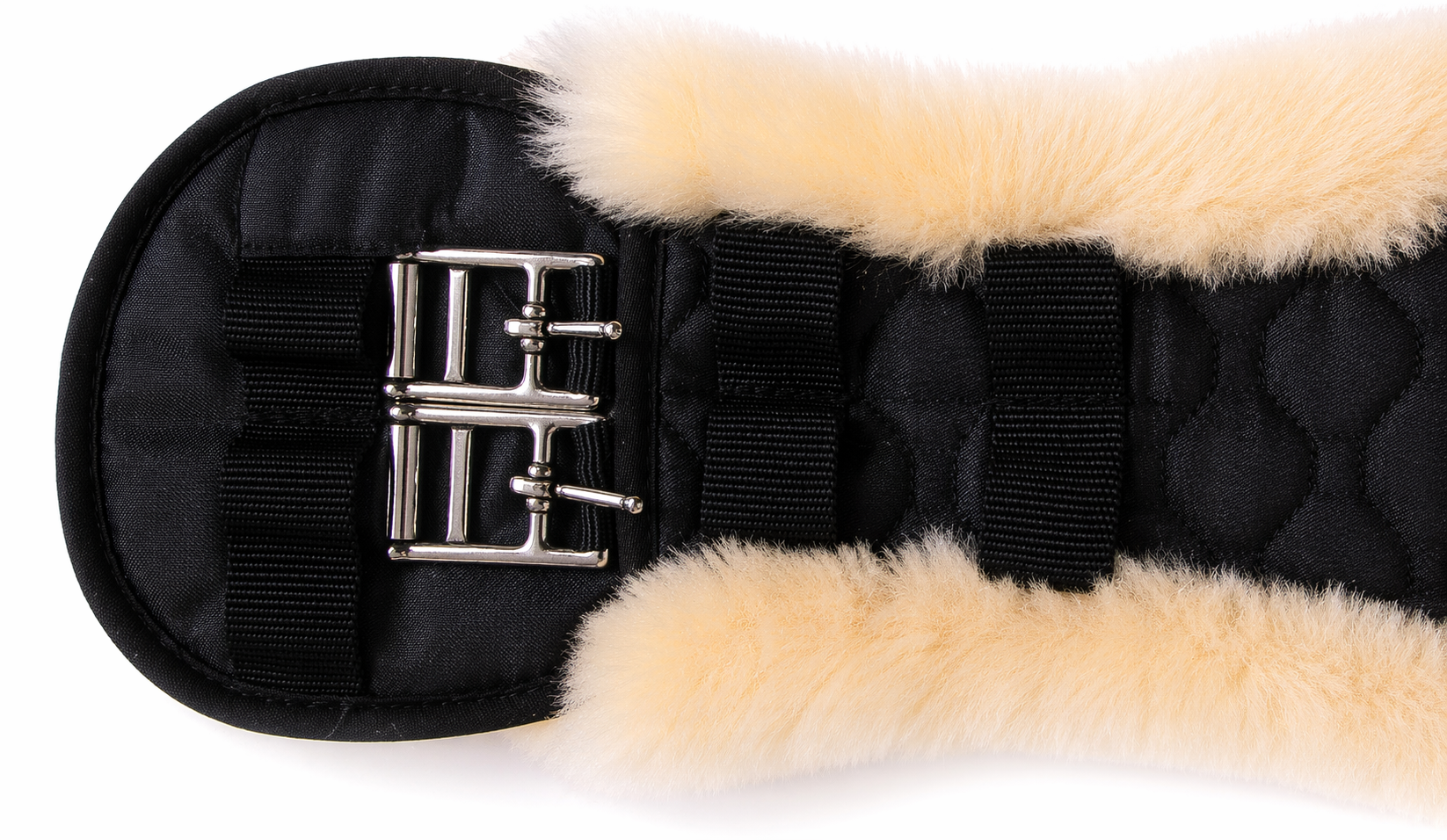 Sangle de dressage en véritable peau de mouton mérinos